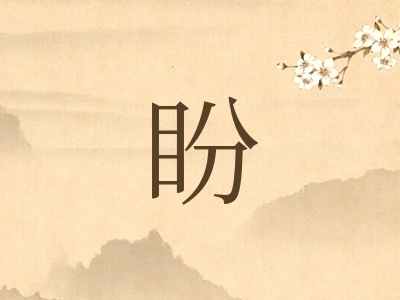 带盼字的男孩名字